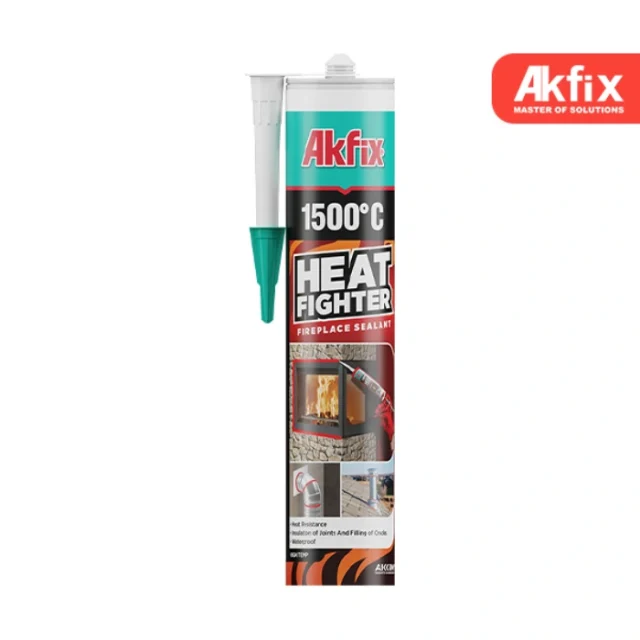 Силикон црн AKFIX 1500 HEAT FIGHTER 280ML